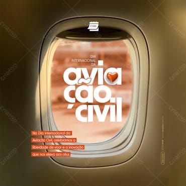 Social Media   Dia Internacional Da Aviação Civil   Inovação Que Nos Eleva Aos Céus