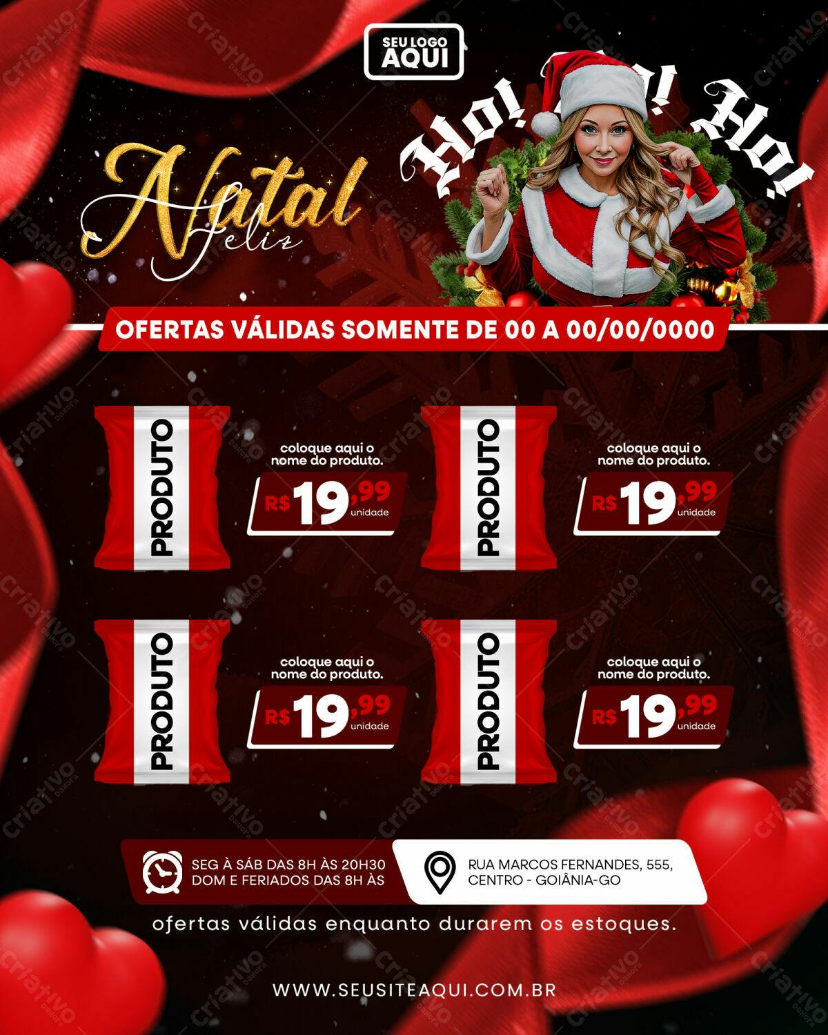 Flyer Natal PSD Editável