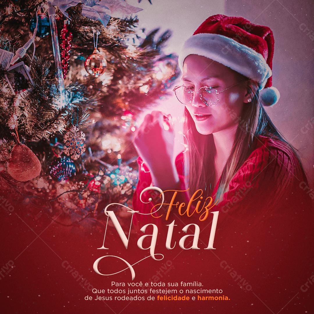 Postagem de Natal PSD Editável