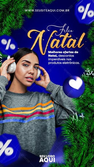 Story | natal | marry christmas | psd editável