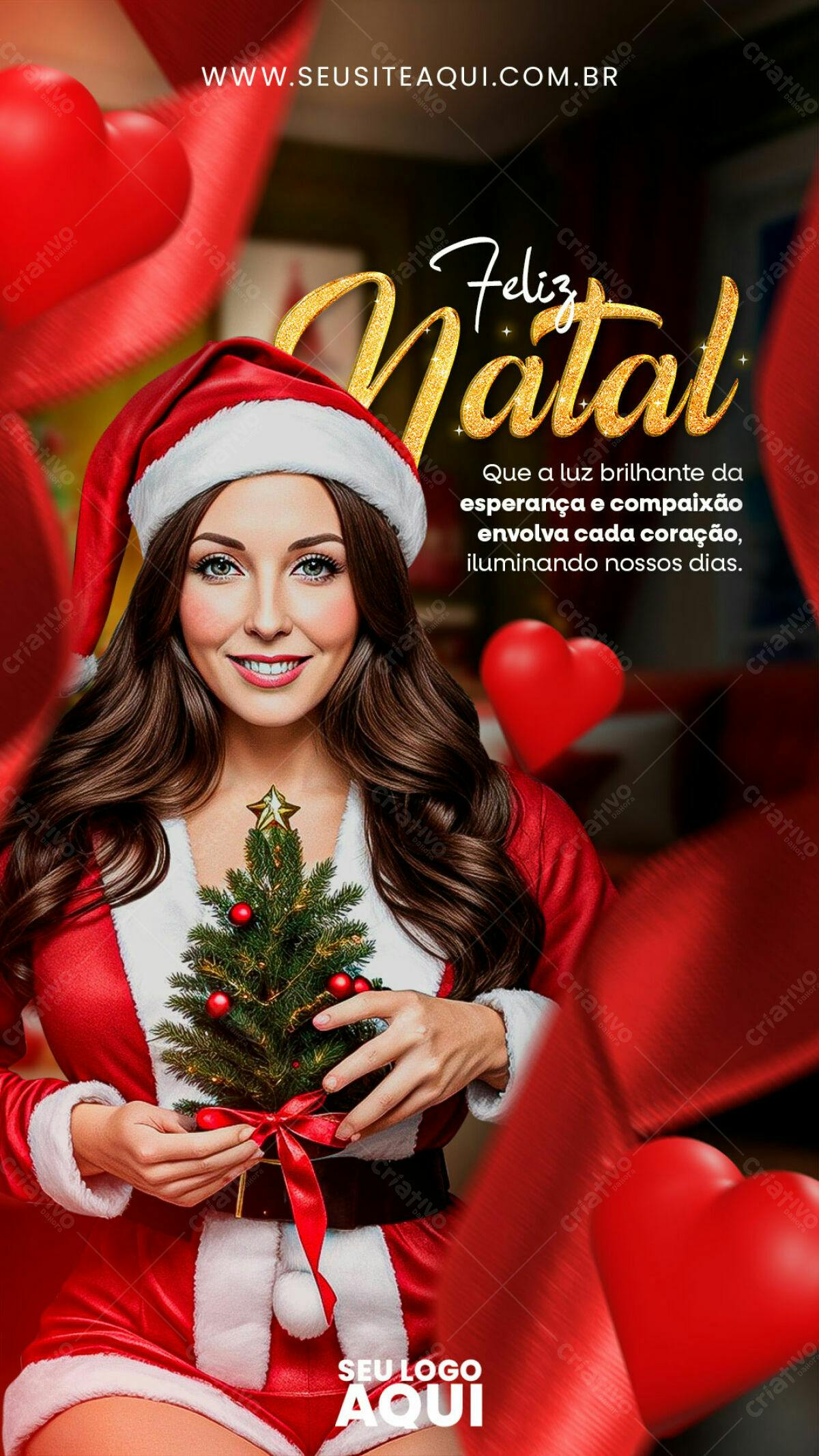 Flyer de Natal PSD Editável