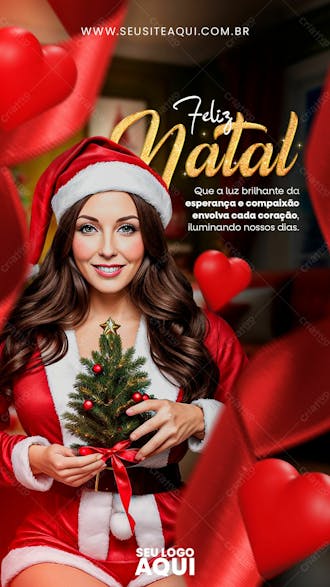 Story | natal | marry christmas | psd editável