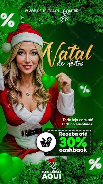 Story | natal | marry christmas | psd editável