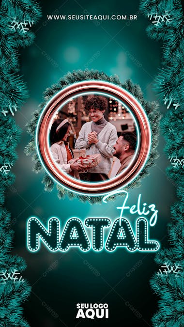 Story | natal | marry christmas | psd editável