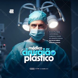 Social media dia do médico cirurgião plástico busca pela beleza e autoconfiança