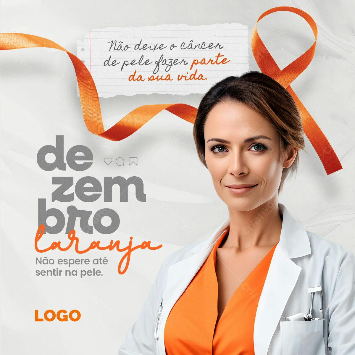Post para Novembro Azul e Outubro Rosa PSD Editável