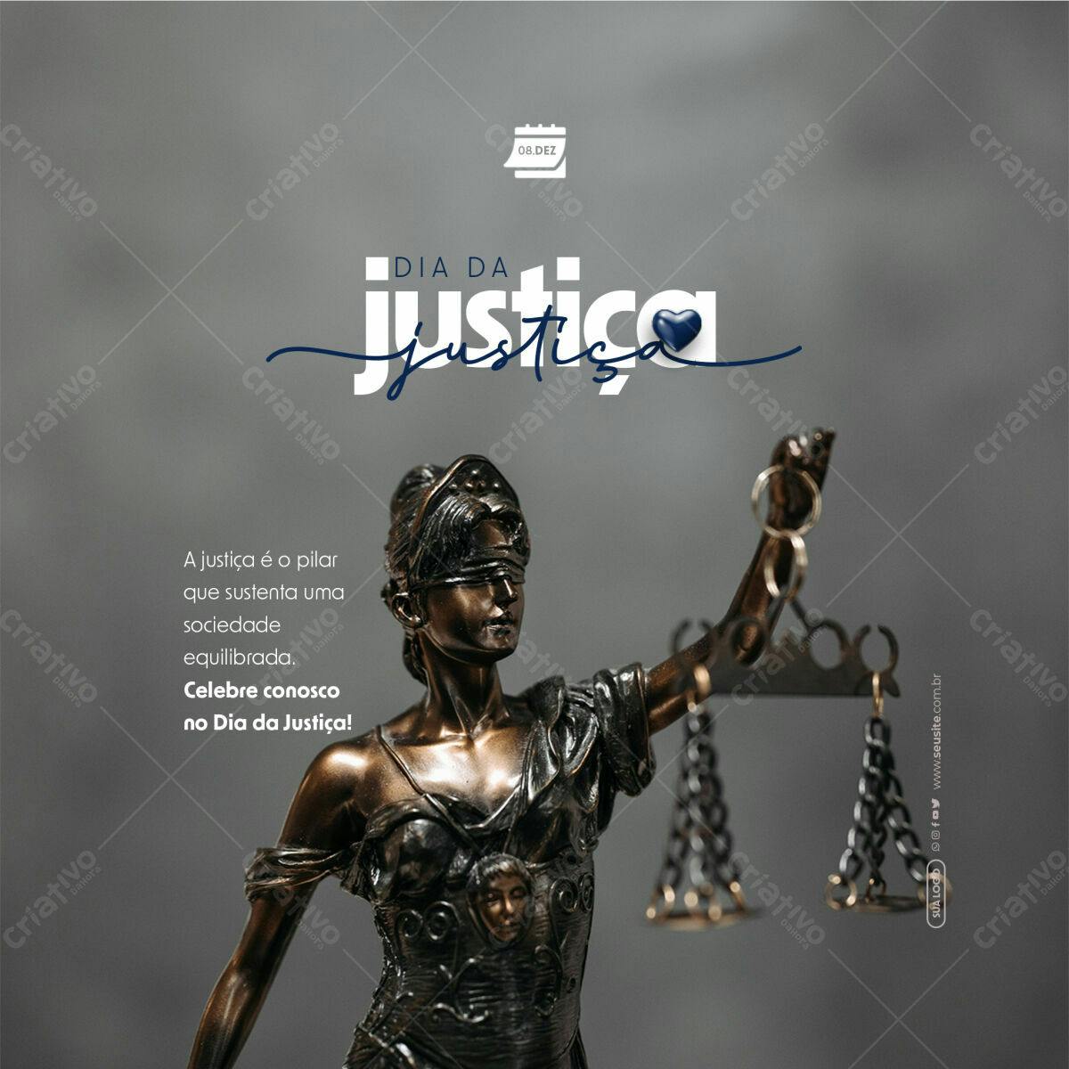 Post para o Dia da Justiça PSD Editável