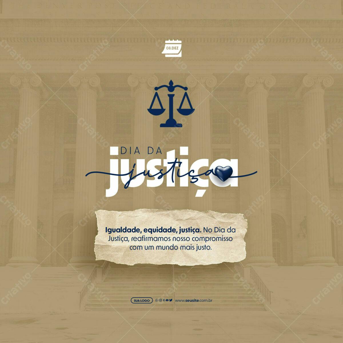 Post para o Dia da Justiça PSD Editável