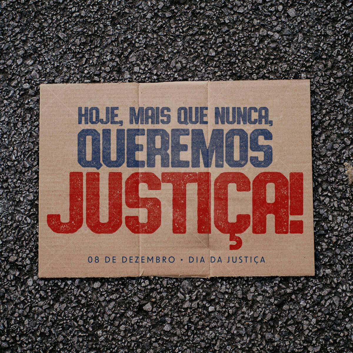Cartaz Dia da Justiça PSD Editável