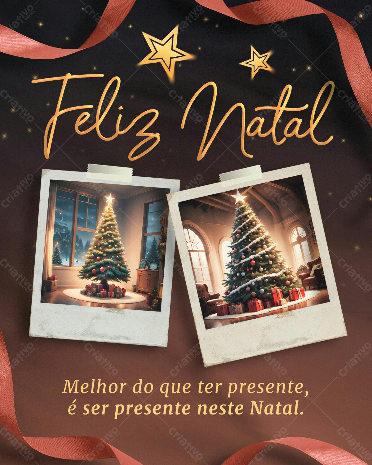 Postagem Natalina PSD Editável