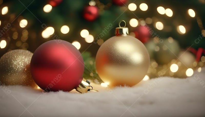 Plano de fundo com decoração de natal