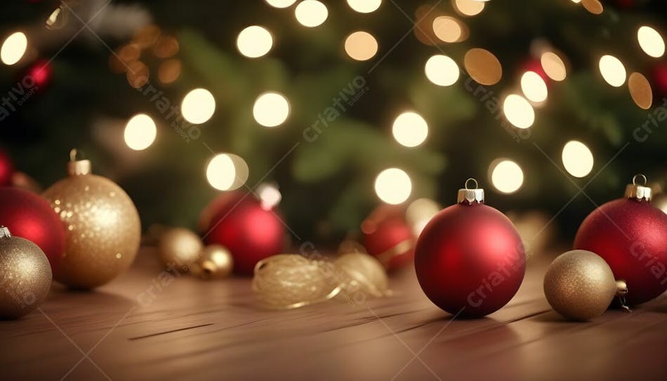 Plano De Fundo Com Decoração De Natal (1)