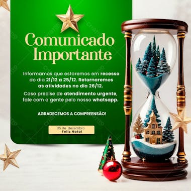 Comunicado natal