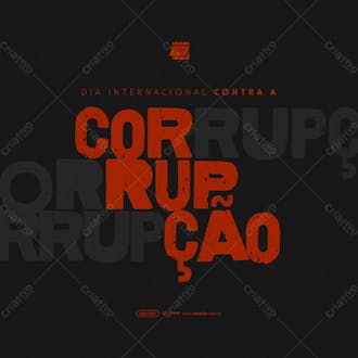 Social media dia internacional contra a corrupção 09 de dezembro