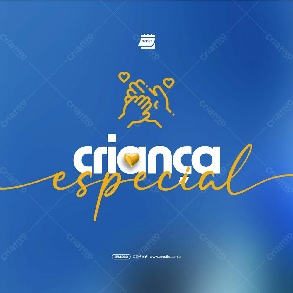 Social Media   Dia Da Criança Especial   Carinho