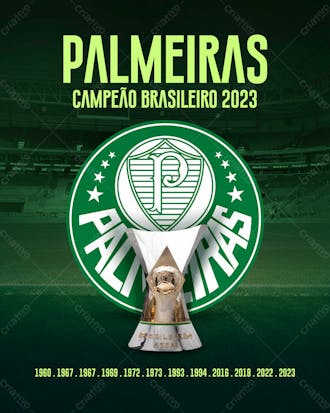 Palmeiras campeão 2023r 2