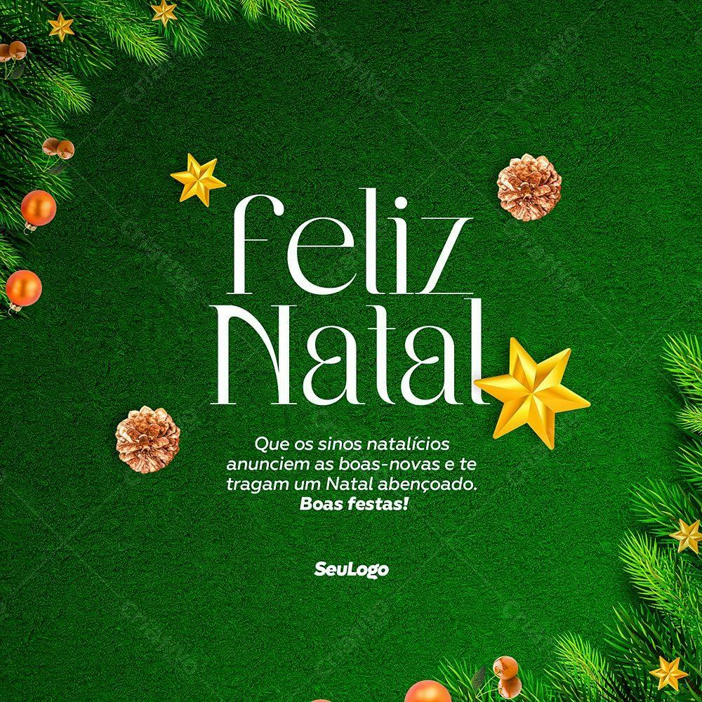 Postagem de Natal PSD Editável