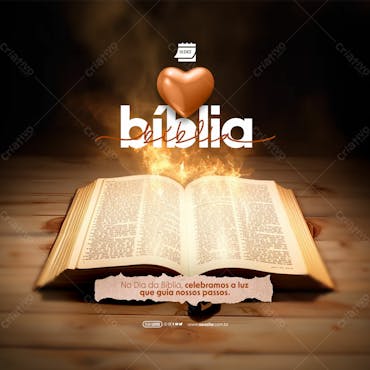 Social Media   Dia Da Bíblia   Luz Que Guia Nossos Passos