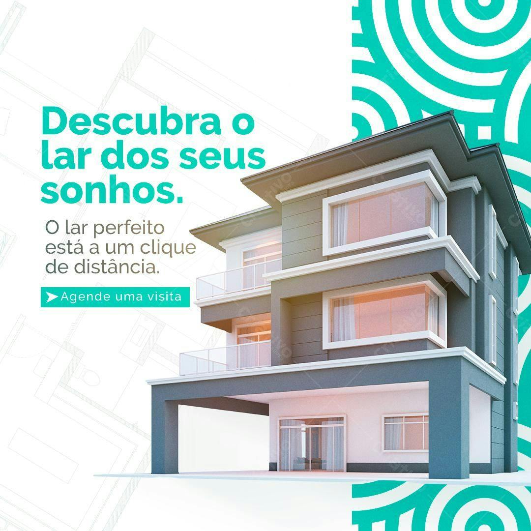 Banner Imobiliário para Anúncio de Imóveis PSD Editável