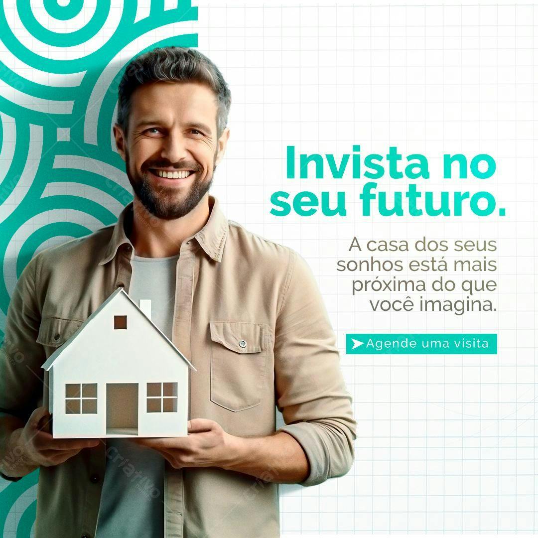Postagem Imobiliária Imóveis PSD Editável