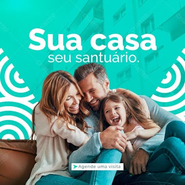 Sua casa seu santuário imobiliária