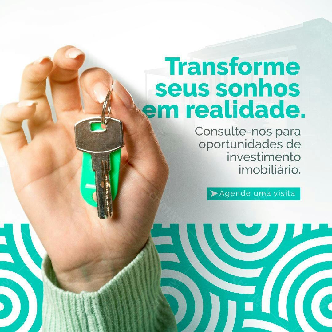 Postagem Instagram Imobiliário PSD Editável