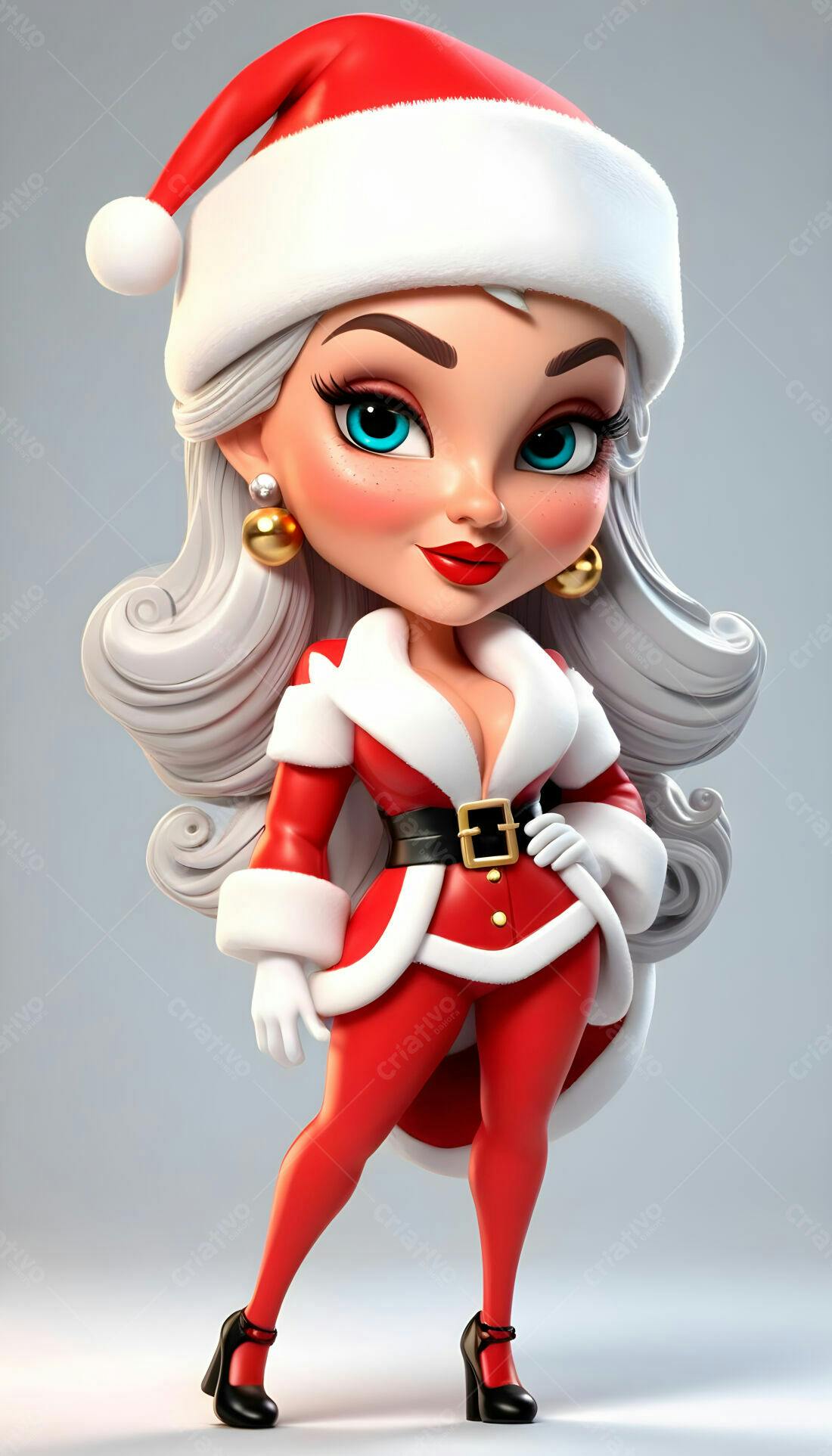 Papai Noel sensual ilustração Natal