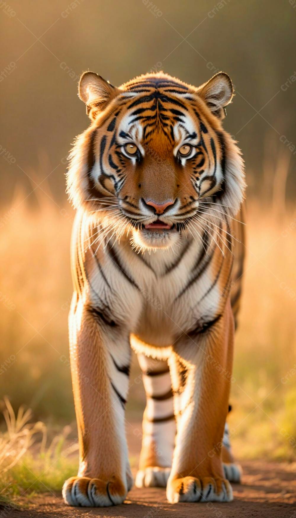 Imagem De Um  Tigre Na Selva 3