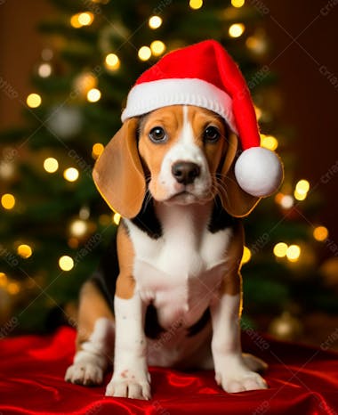 Imagem de cachorro com roupas de natal 40