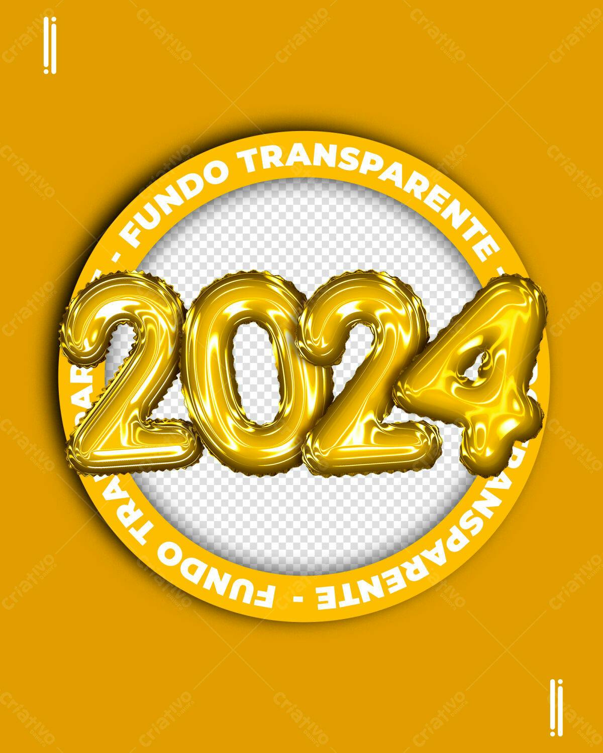 Modelo de Story para Ano Novo 2024 PSD Editável