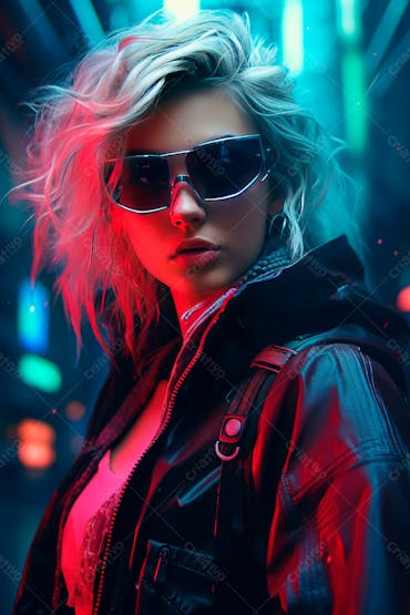 Foto De Hacker Usando Dispositivo De Realidade Virtual Jogando No Mundo Digital Criado Com Tecnologia Generativa De Ia  (165)