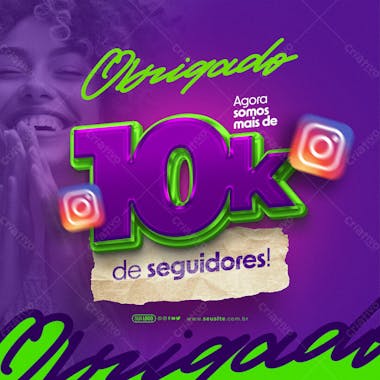 Social media 10k de seguidores no instagram