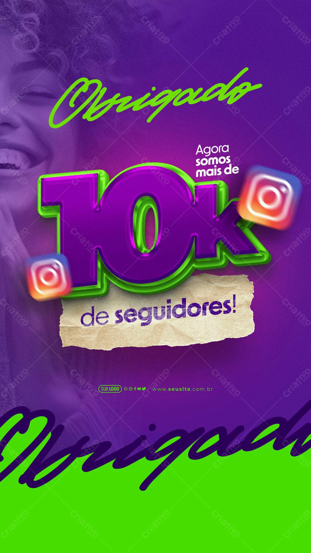 Story   10K De Seguidores No Instagram