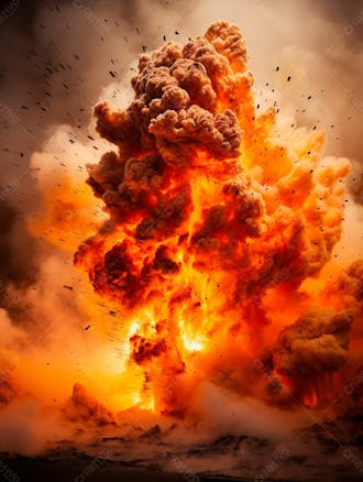 Imagem estilo textura explosao de fogo e fumaca com particulas 118