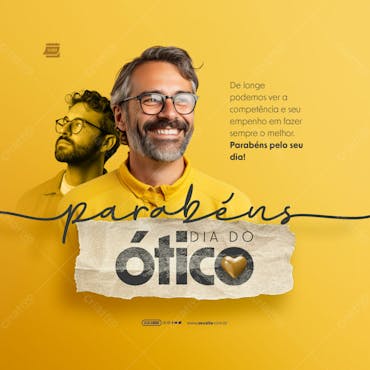 Social Media   Dia Do Ótico   Competência E Empenho