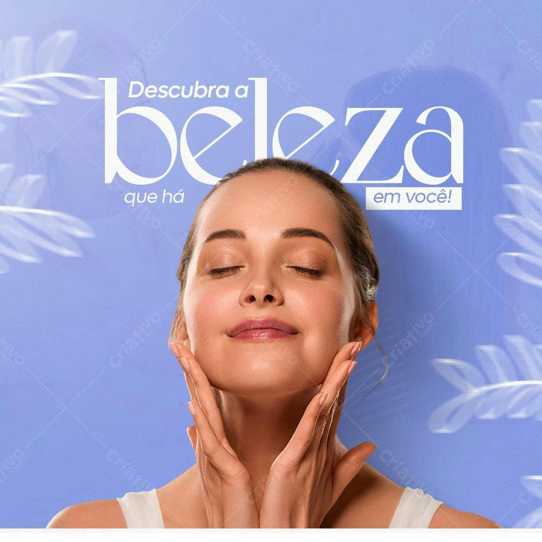 Post para Redes Sociais Beleza PSD Editável
