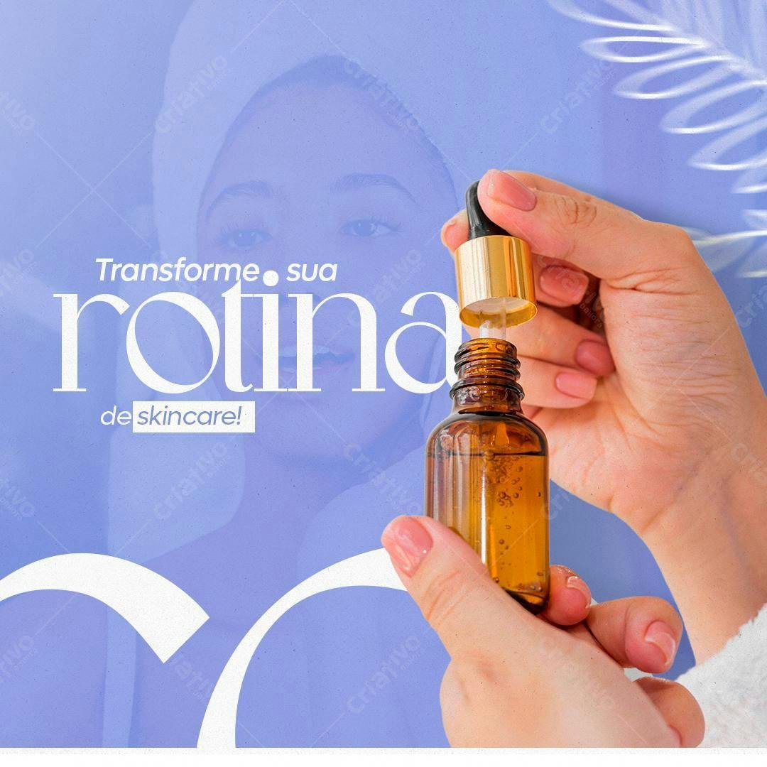 Post para Skincare PSD Editável