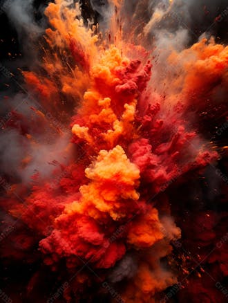 Imagem de fundo de poeira e fumaça para composição 3