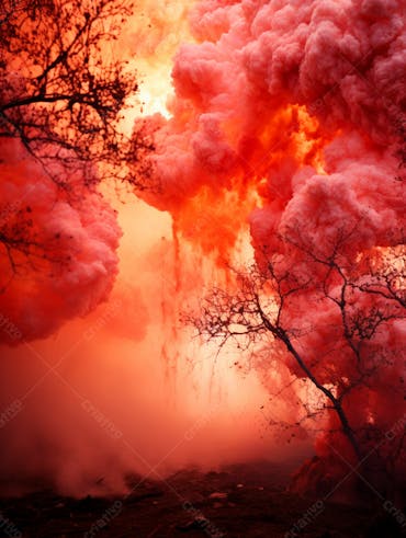 Imagem De Fundo De Poeira E Fumaça Para Composição 110