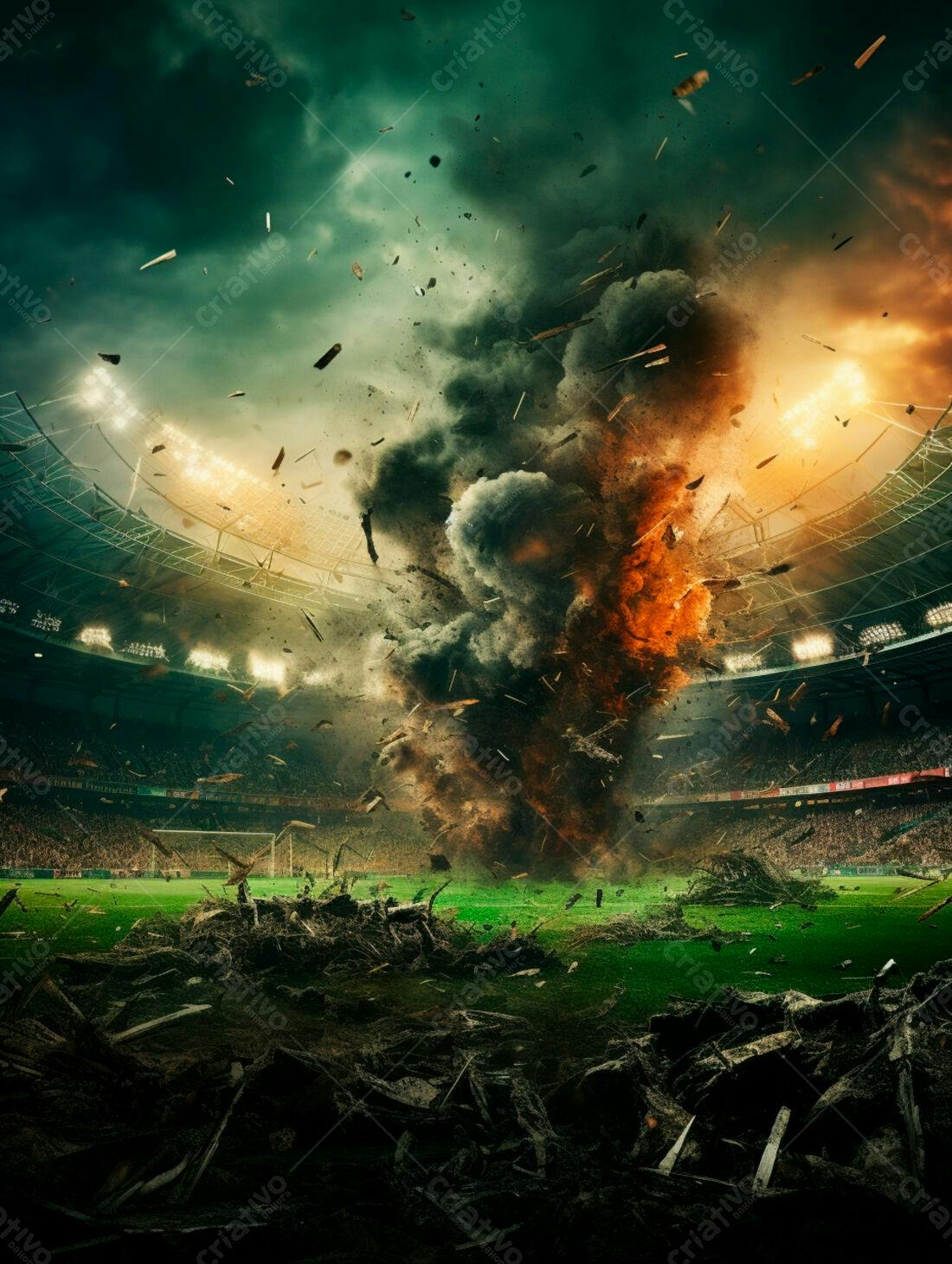 Explosão em Estádio de Futebol