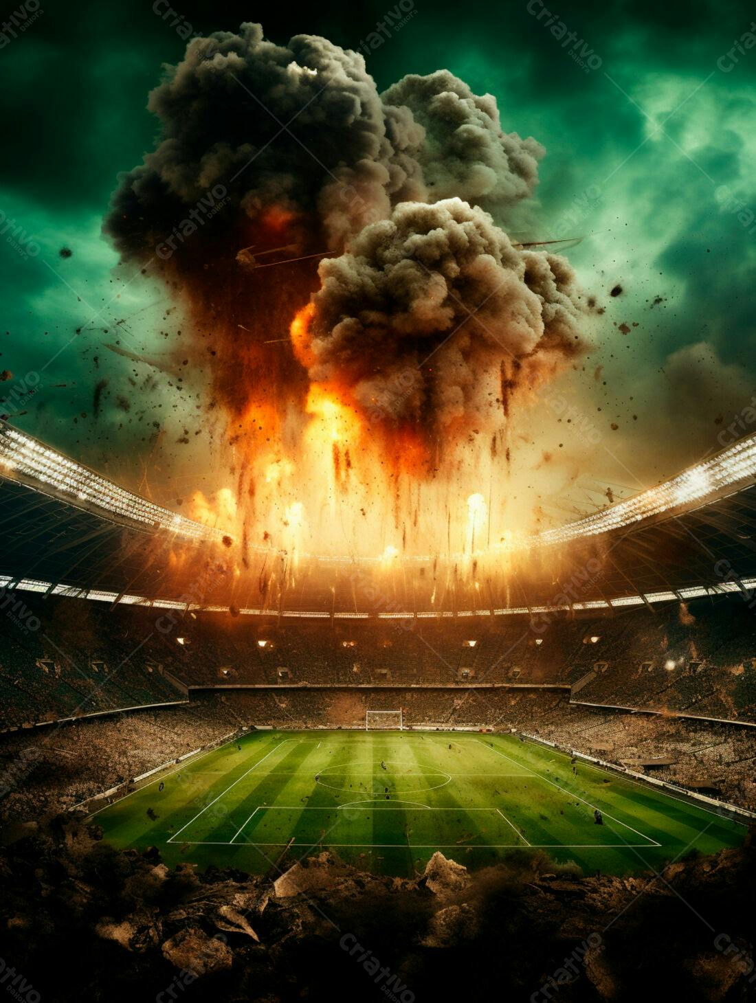 Explosão em Estádio de Futebol