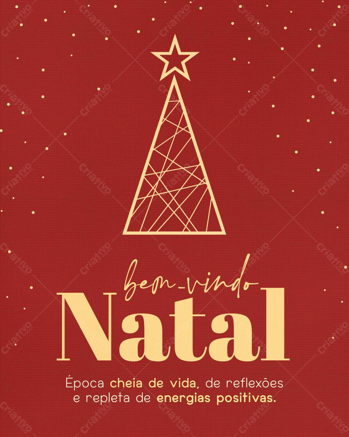 Convite de Natal PSD Editável