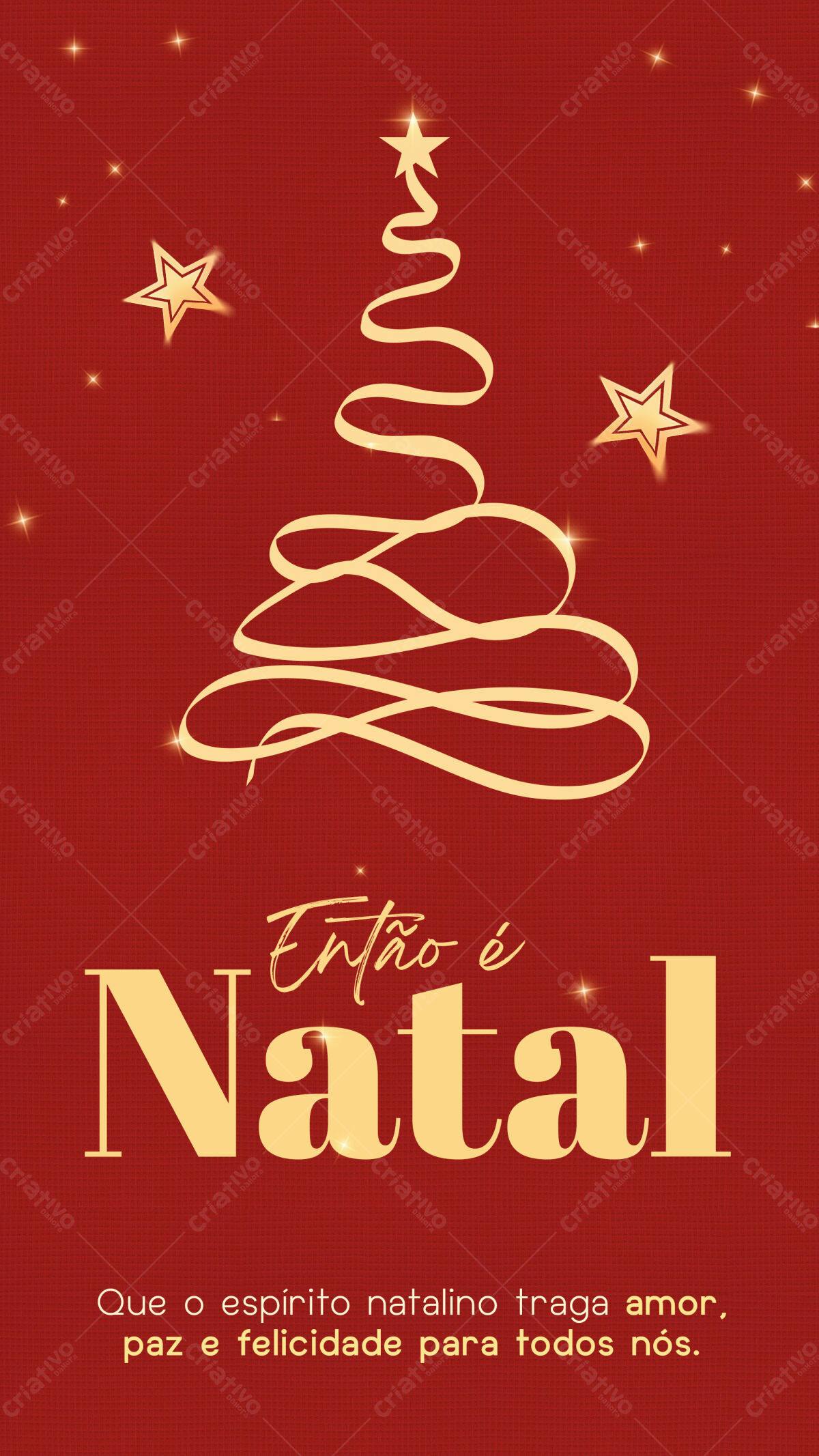 Flyer de Natal PSD Editável