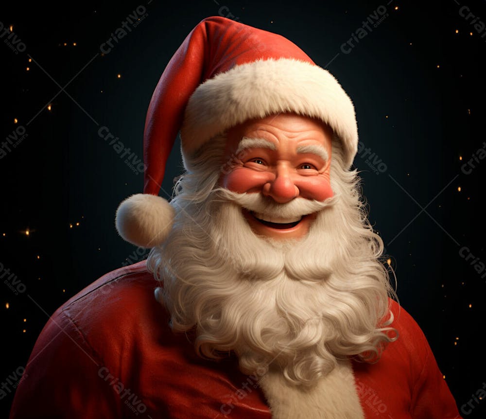 Imagem Do Papai Noel Em Estilo Hiper Realista 2