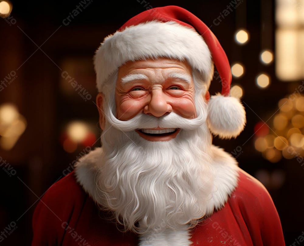 Imagem Do Papai Noel Em Estilo Hiper Realista 6