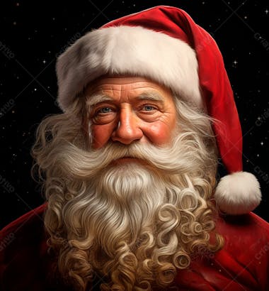 Imagem do papai noel em estilo hiper realista 10