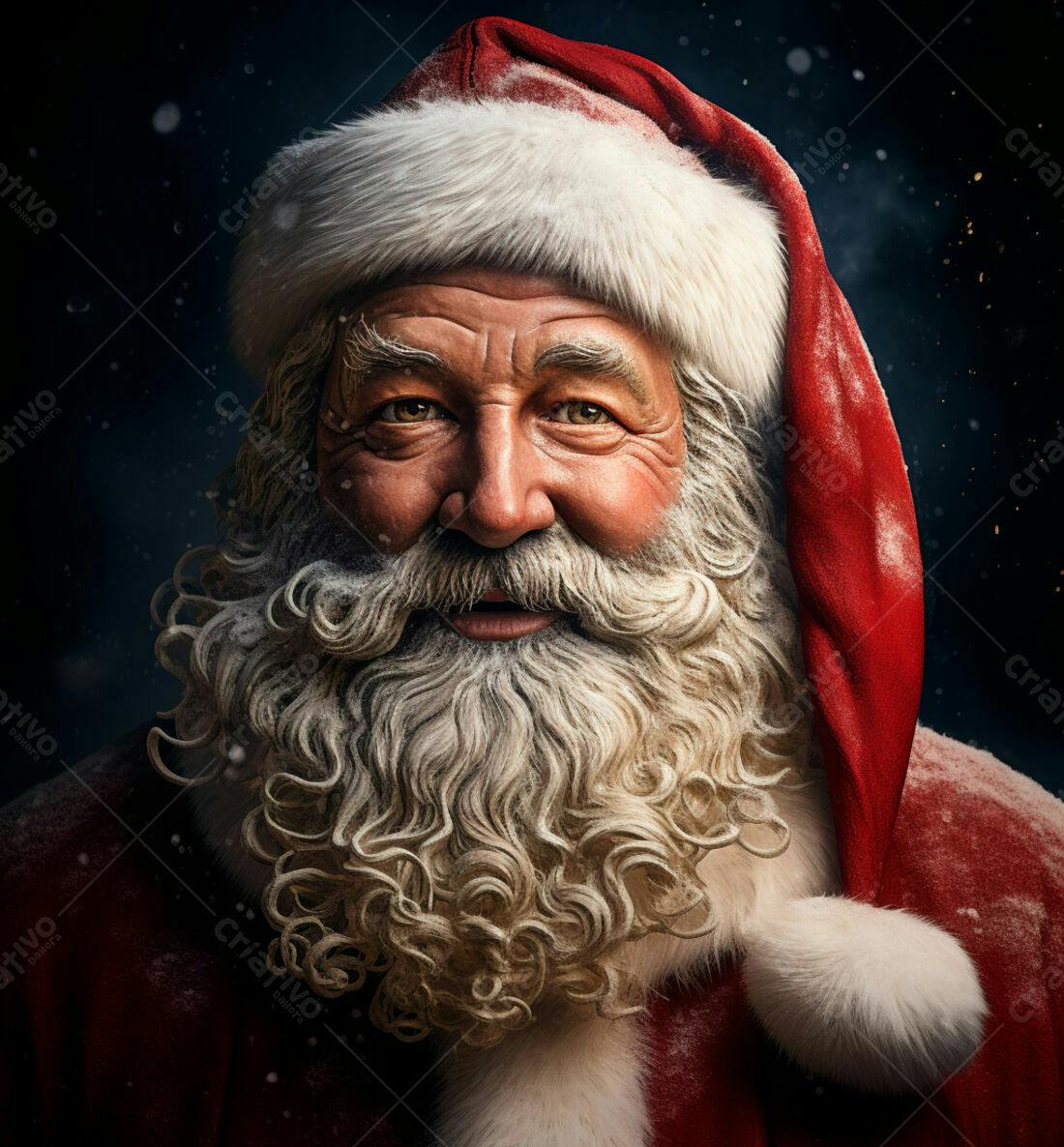 Papai Noel sorridente Natal