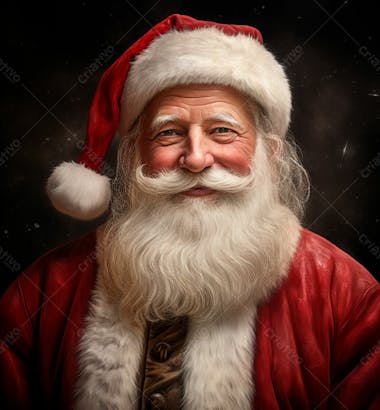 Imagem do papai noel em estilo hiper realista 15