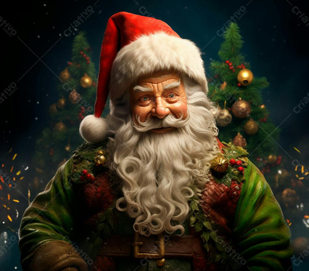 Imagem Do Papai Noel Em Estilo Hiper Realista 17 | Fotos IA Premium ...