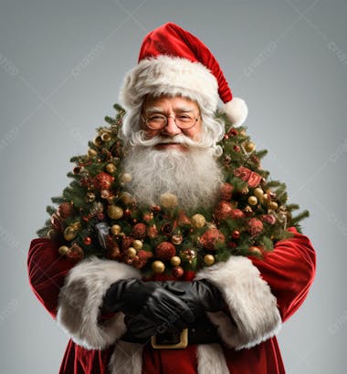 Imagem do papai noel em estilo hiper realista 18